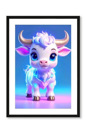 vaca, toro, bufalo, dibujos animados, animal, ave, centros, vector, alumna, graduado, educación, acto de graduación