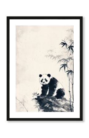 Wildlife animal mammal panda.