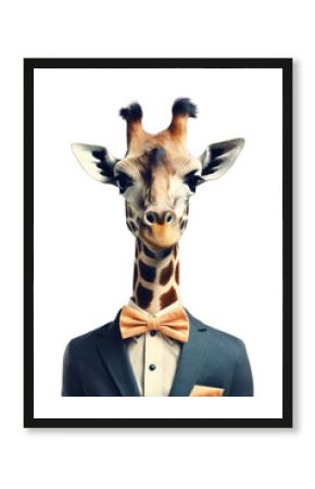 PNG  Giraffe wildlife animal mammal.
