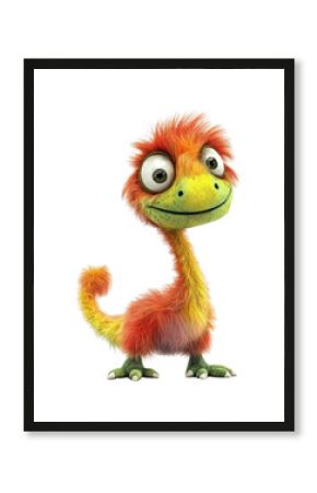 PNG Furry dinosaur illustration colors funny.