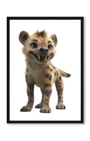PNG Furry hyena illustration wildlife animal.