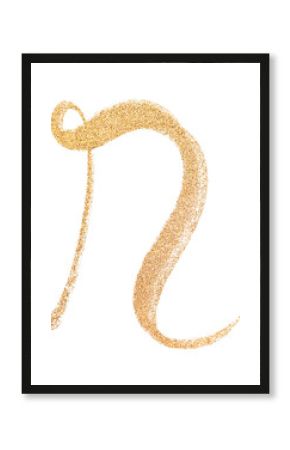 Hand drawn letter R png lettering typography font