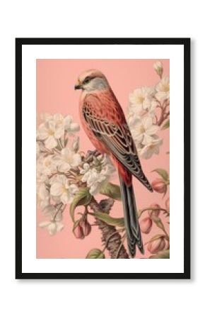 Kestrel animal flower plant.