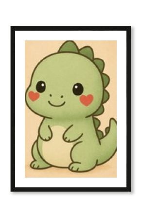 Cute dinosaur cartoon wallpaper