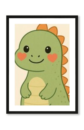 Cute dinosaur cartoon wallpaper