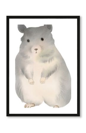 watercolor chinchilla