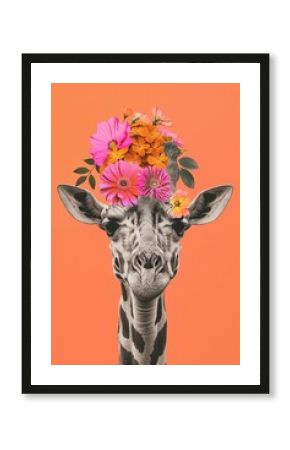 Giraffe asteraceae wildlife dinosaur.