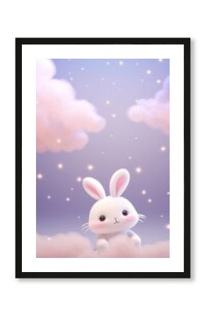 Rabbit dreamy wallpaper cartoon animal mammal.