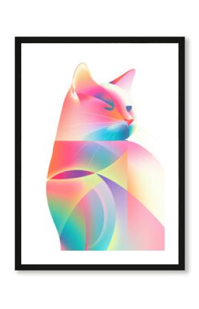 PNG Cat illustration graphics art.