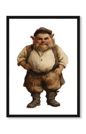 A Dwarf art illustration painting.