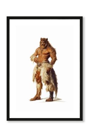 A werewolf art man anthropomorphic.