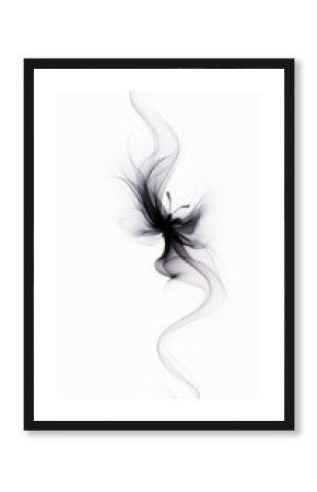 Abstract smoke white black white background.