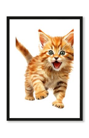 PNG Playful kitten mammal animal pet.