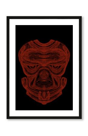 Alien creature, sketch - digital painting 