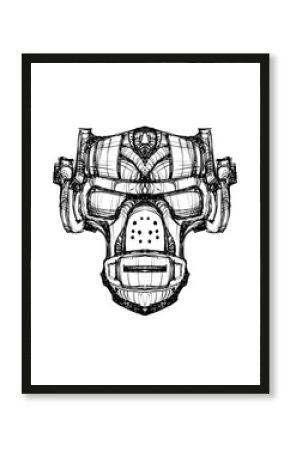 Alien creature, sketch - digital painting