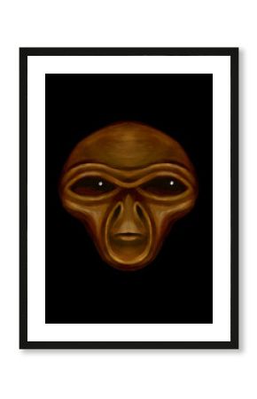 Alien creature, sketch - digital painting