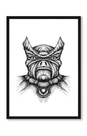 Alien creature, sketch - digital painting