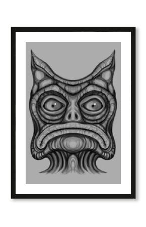 Alien creature, sketch - digital painting