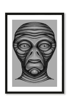 Alien creature, sketch - digital painting