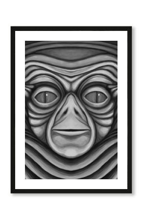 Alien creature, sketch - digital painting