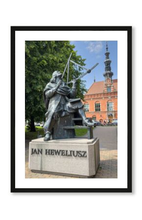 Pomnik Jana Heweliusza w Gdańsku.