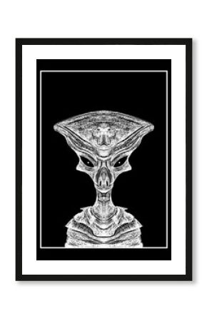 Alien creature, sketch - digital painting 