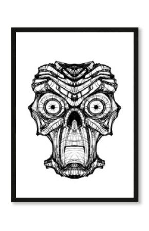 Alien creature, sketch - digital painting