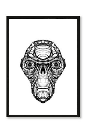 Alien creature, sketch - digital painting