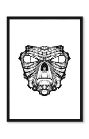 Alien creature, sketch - digital painting