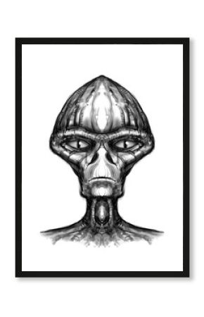 Alien creature, sketch - digital painting