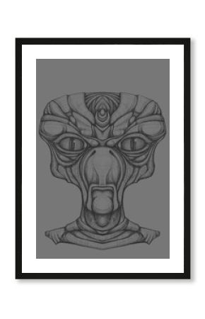 Alien creature - digital painting