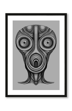 Alien creature, sketch - digital painting