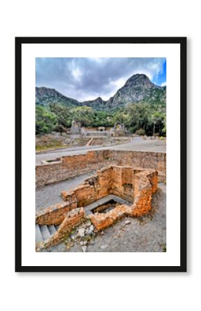 Zaghouan  - sacred fountain structure was built over the spring, Tunisia