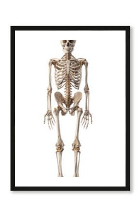 Pełny szkielet człowieka – anatomiczna wizualizacja całej sylwetki