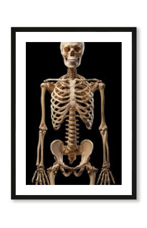 Pełny szkielet człowieka – anatomiczna wizualizacja całej sylwetki