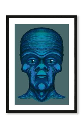 Alien creature, sketch - digital painting