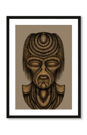 Alien creature, sketch, character idea for horror or game - digital painting.