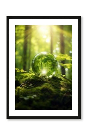 global environmental concept in green forests