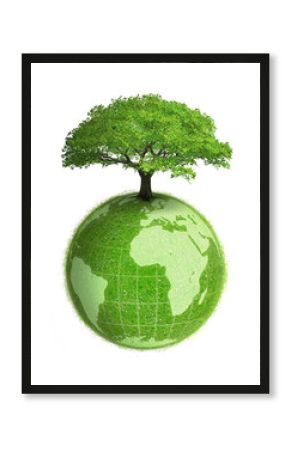 Planète terre végétale