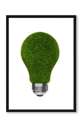 Single Green Grass Lightbulb