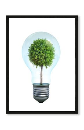 Green energy symbol