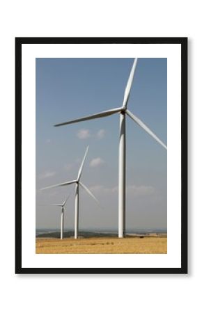 Champ d'éoliennes à Boulay en Moselle (France)