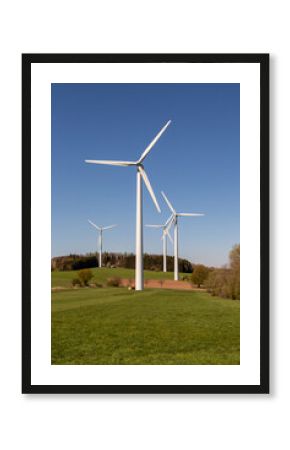 wind turbine in the field