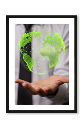  Green Earth in Hand: Sustainable Future, Global Network, Innovation, & Eco-Friendly Tech Solutions for a Connected World