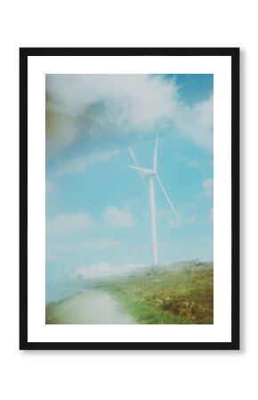 wind turbine in the field