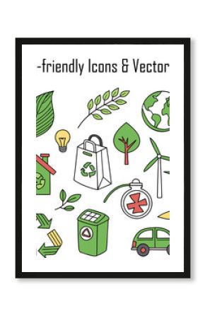 Eco-Friendly Icons & Vector Set