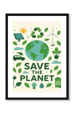 green ecology concept