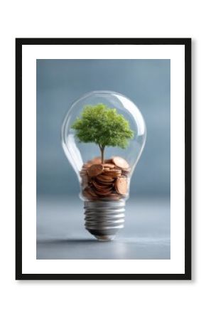 sustainability finance concept with finance, awareness, analysis