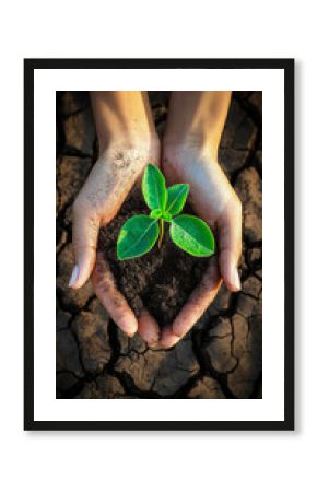 Concept,World Environment Day, Hand with Tree, Save Earth