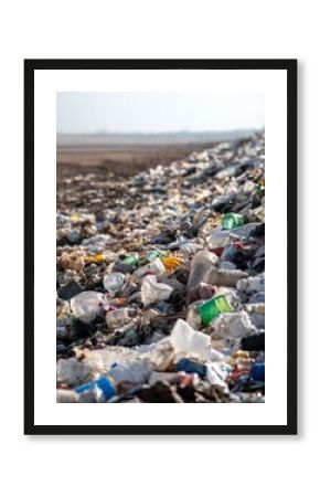Vast Accumulation of Discarded Waste and Pollution in the Outdoor Landscape